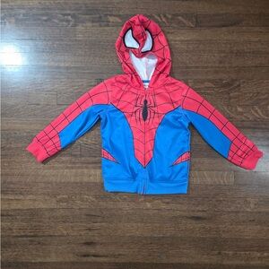 Jumping Beans Red and Blue Superhero Costume Hoodie